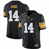 Iowa Hawkeyes 14 Desmond King Black College Football Jersey Dzhi,baseball caps,new era cap wholesale,wholesale hats